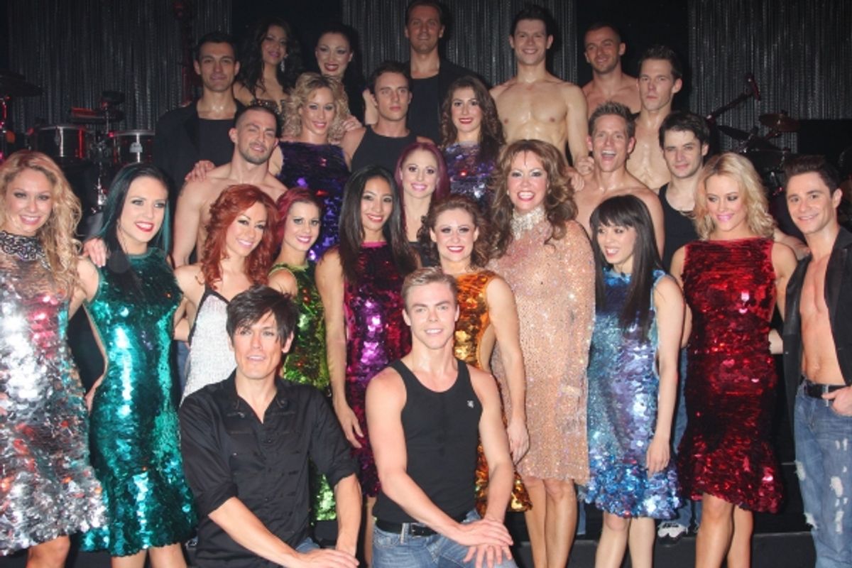Derek Hough and the Cast of BURN THE FLOOR at 